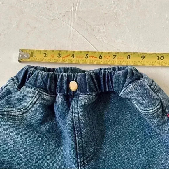 Jeans Fleece Warm Pants Kids Size 4-5 - Picture 6 of 7